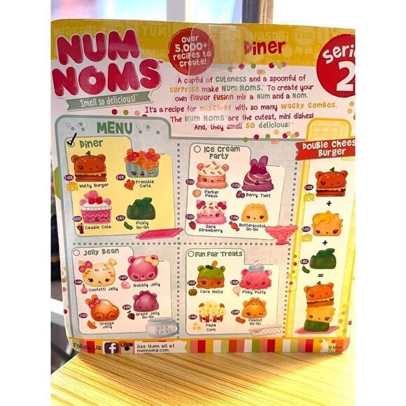 NUM NOMS Series 2 4 Pack Diner Scented HTF RARE NEW! - Picture 4 of 6